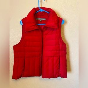 Women’s red vest